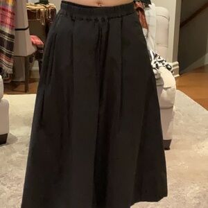Muji Cotton gaucho pants that look like a skirt in xs